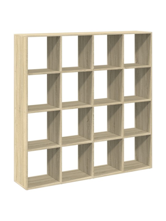 Knihovna dub sonoma 137,5 x 29 x 137,5 cm kompozitní dřevo