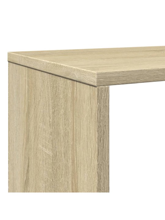 Knihovna dub sonoma 102 x 29 x 143 cm kompozitní dřevo