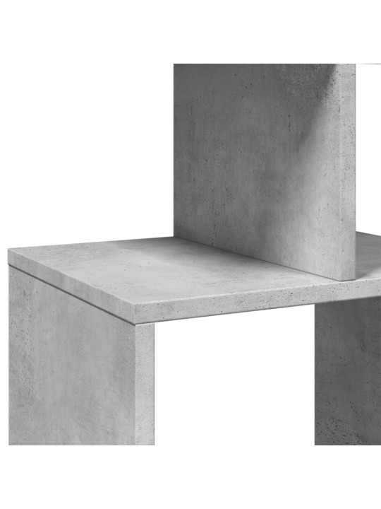 Knihovna betonově šedá 92 x 29 x 188 cm kompozitní dřevo