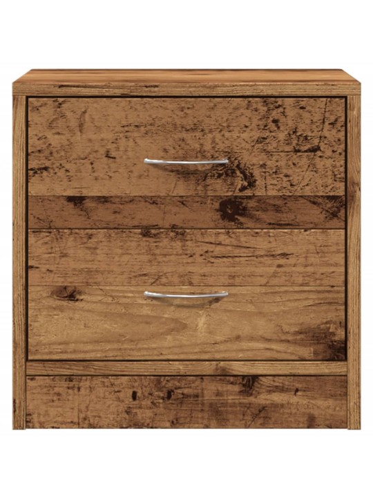 Noční stolky 2 ks old wood 40 x 30 x 40 cm kompozitní dřevo