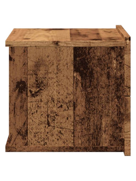 Nástěnný noční stolek old wood 40 x 32 x 30 cm