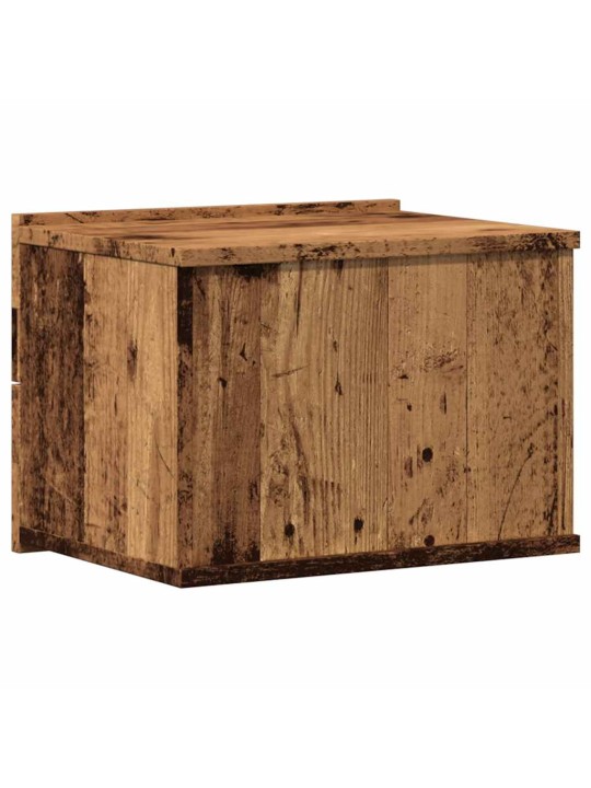Nástěnný noční stolek old wood 40 x 32 x 30 cm
