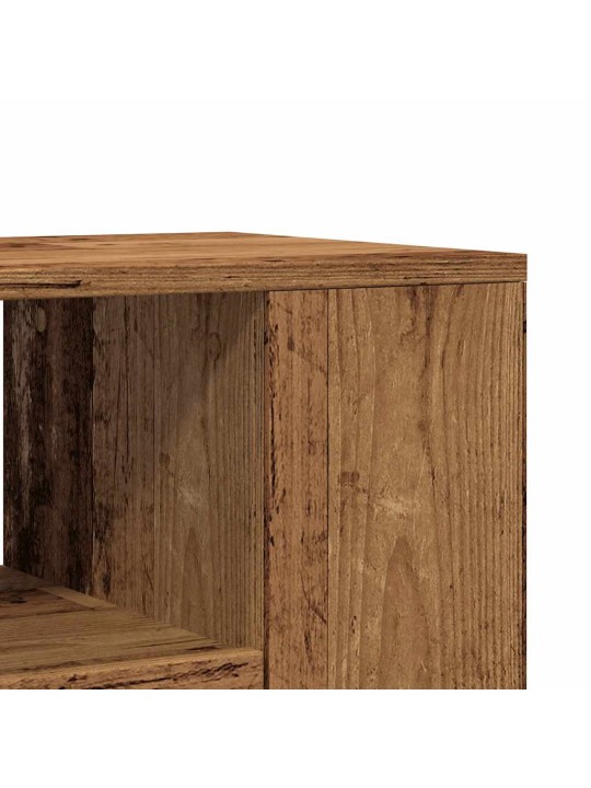 Tv skříňka na kolečkách old wood 102 x 34,5 x 43 cm kompozit