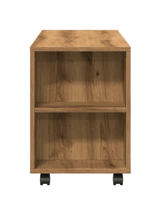 Tv skříňka na kolečkách dub artisan 102 x 34,5 x 43 cm kompozit