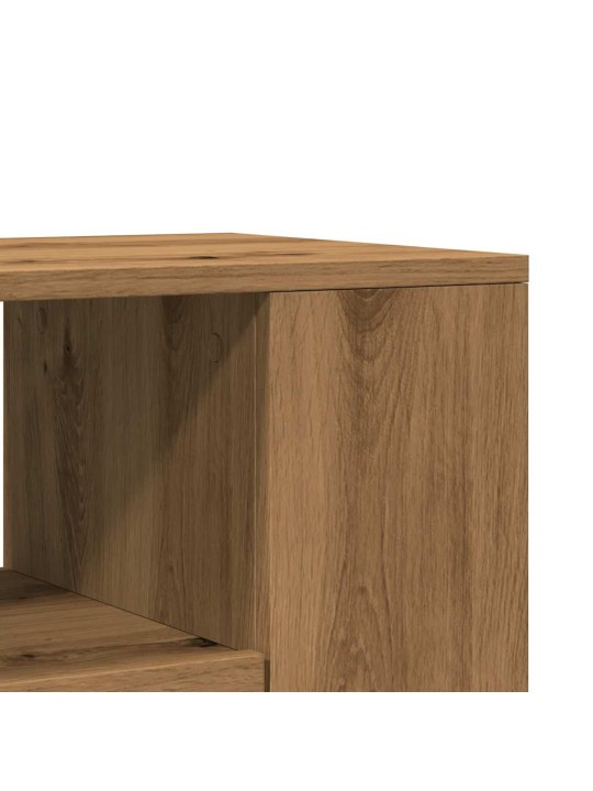 Tv skříňka na kolečkách dub artisan 102 x 34,5 x 43 cm kompozit