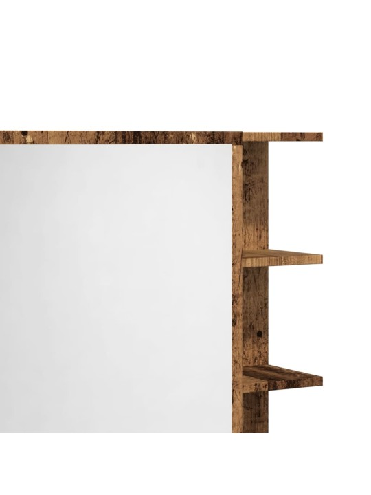 Koupelnová skříňka zrcadlo old wood 62,5x20,5x64 cm kompozit