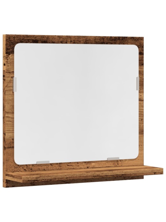 Koupelnová skříňka se zrcadlem old wood 40x11x37 cm kompozit