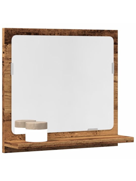 Koupelnová skříňka se zrcadlem old wood 40x11x37 cm kompozit