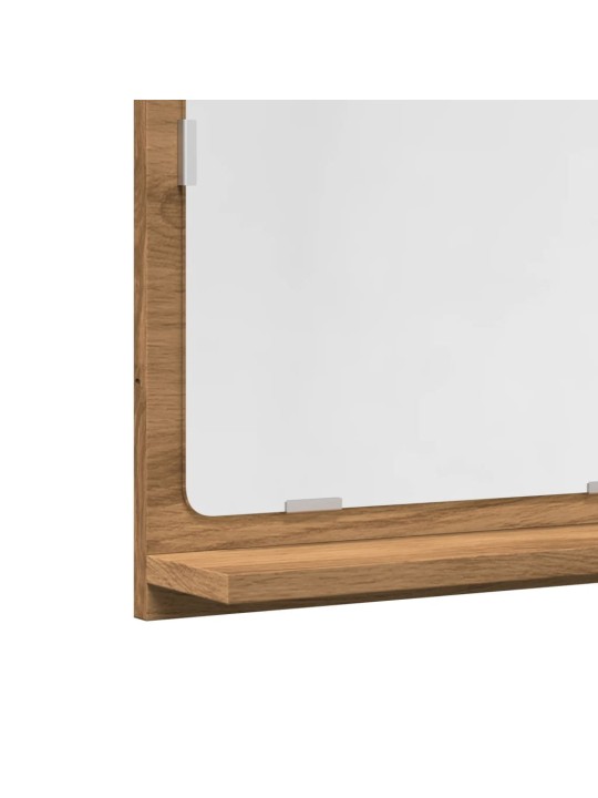 Koupelnová skříňka se zrcadlem dub artisan 40x11x37 cm kompozit