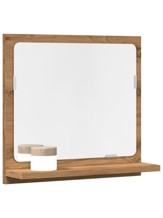 Koupelnová skříňka se zrcadlem dub artisan 40x11x37 cm kompozit