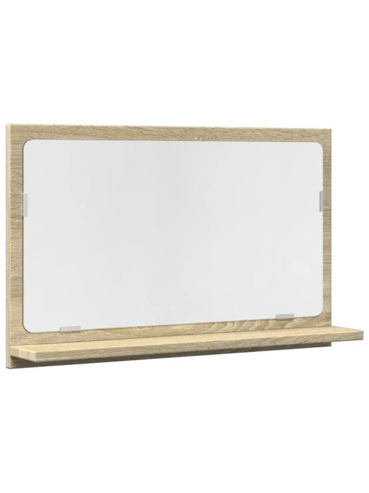 Koupelnová skříňka se zrcadlem dub sonoma 60x11x37 cm kompozit