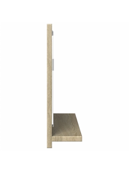 Koupelnová skříňka se zrcadlem dub sonoma 60x11x37 cm kompozit