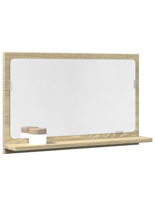 Koupelnová skříňka se zrcadlem dub sonoma 60x11x37 cm kompozit