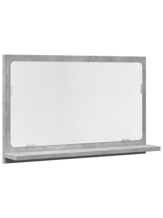 Koupelnová skříňka se zrcadlem betonově šedá 60 x 11 x 37 cm