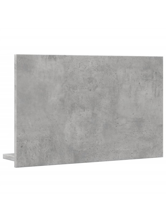 Koupelnová skříňka se zrcadlem betonově šedá 60 x 11 x 37 cm