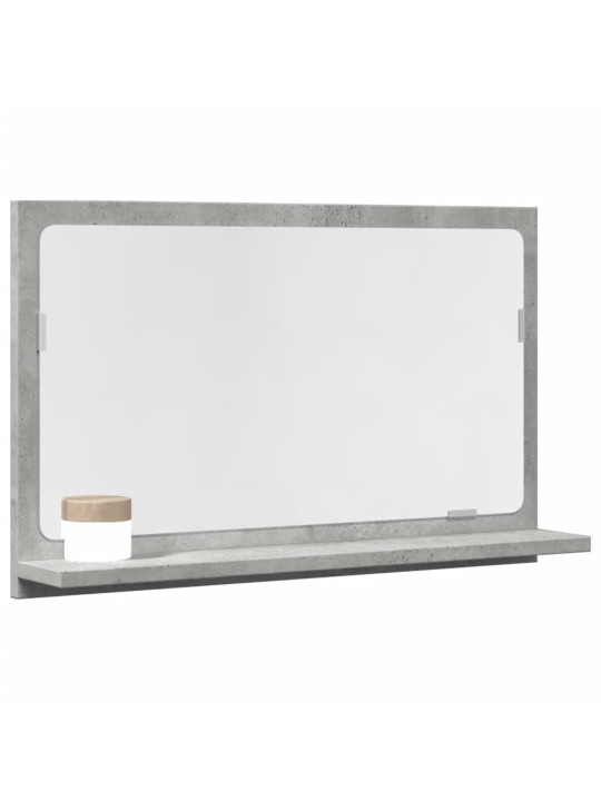 Koupelnová skříňka se zrcadlem betonově šedá 60 x 11 x 37 cm