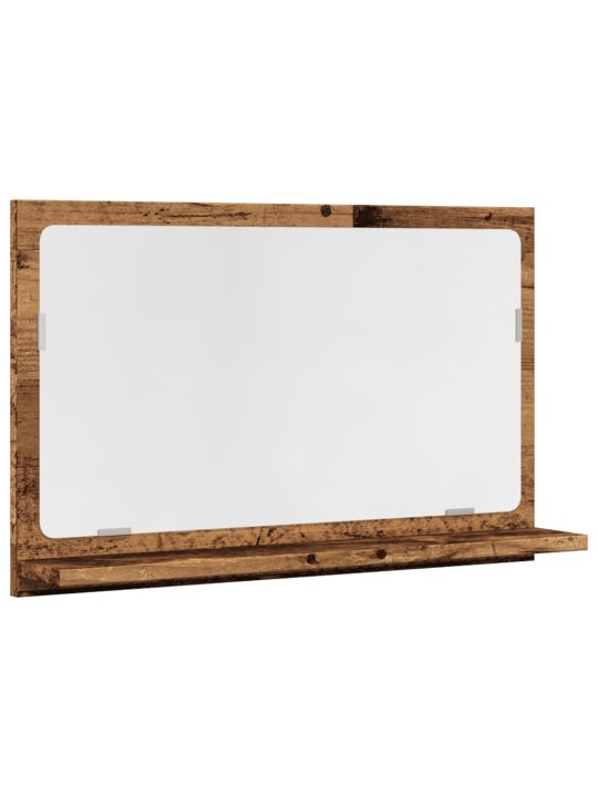 Koupelnová skříňka se zrcadlem old wood 60x11x37 cm kompozit