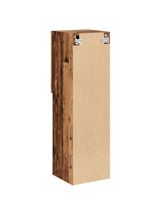 TV skříňka s LED osvětlením old wood 30,5 x 30 x 102 cm