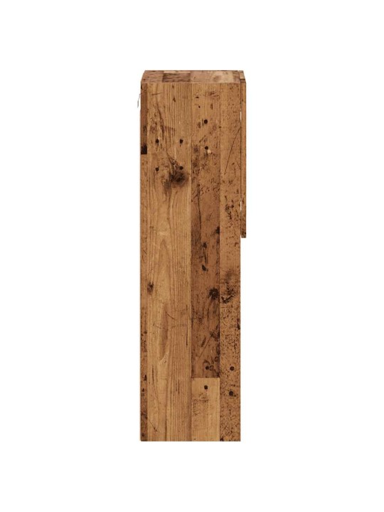 Tv skříňky s led osvětlením 2 ks old wood 30,5 x 30 x 102 cm