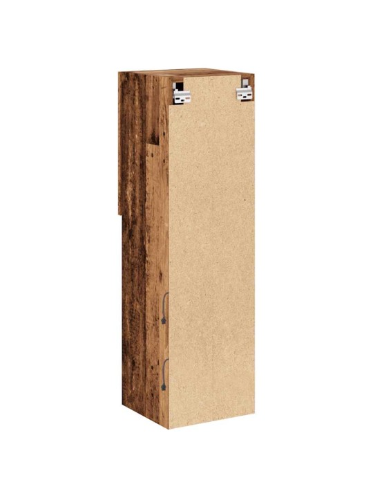 Tv skříňky s led osvětlením 2 ks old wood 30,5 x 30 x 102 cm