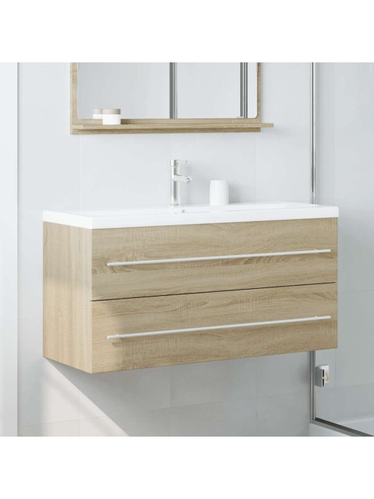Skříňka pod umyvadlo dub sonoma 100 x 38,5 x 48 cm dřevotříska