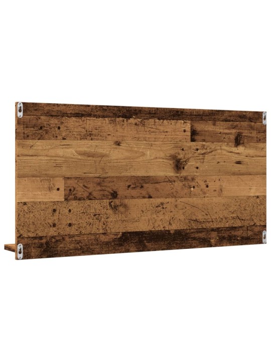 Koupelnová skříňka se zrcadlem old wood 90x11x45 cm kompozit
