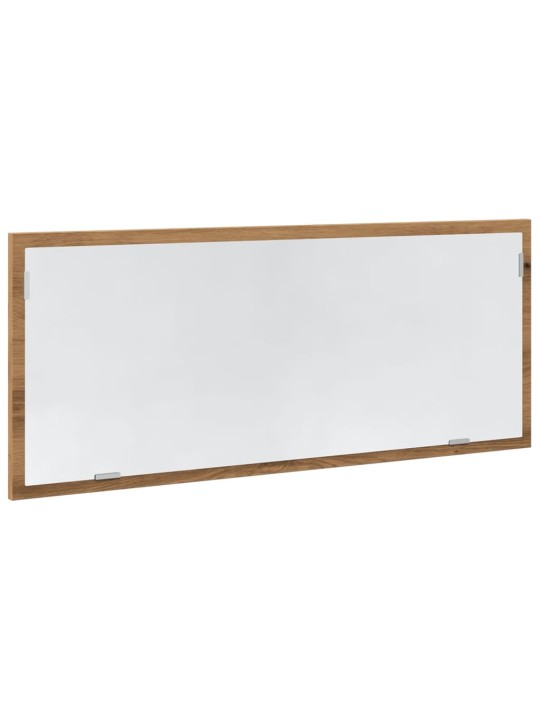 Koupelnové zrcadlo s LED dub artisan 100 x 8,5 x 37 cm kompozit