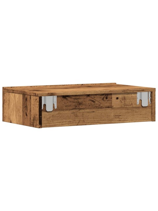 TV skříňky s LED osvětlením 2 ks old wood 60 x 35 x 15,5 cm