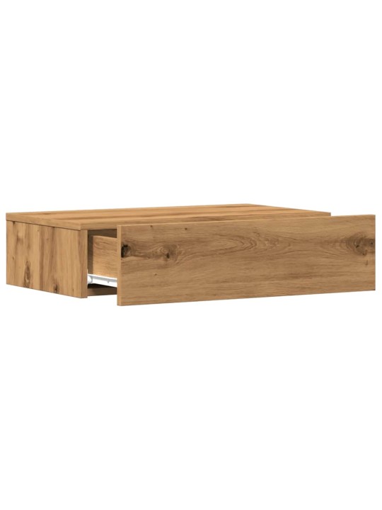 TV skříňka s LED osvětlením dub artisan 60 x 35 x 15,5 cm