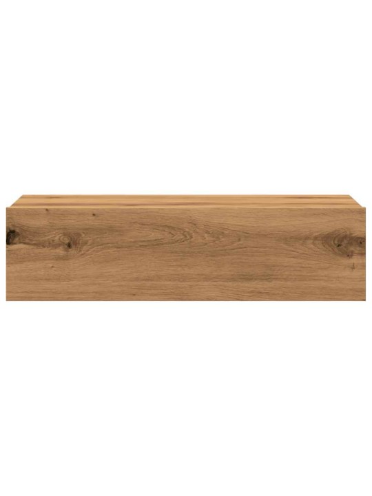 TV skříňky s LED osvětlením 2 ks dub artisan 60 x 35 x 15,5 cm