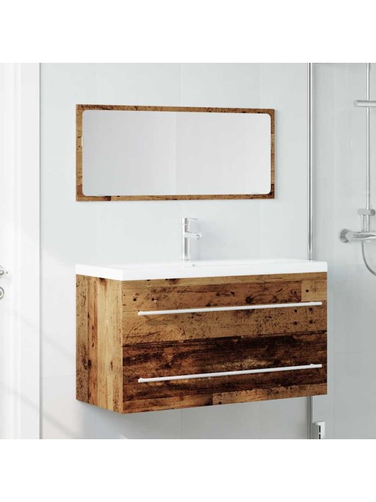 2dílná koupelnová sestava old wood kompozitní dřevo