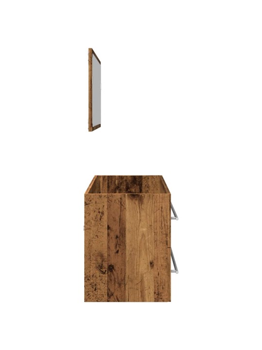 2dílná koupelnová sestava old wood kompozitní dřevo