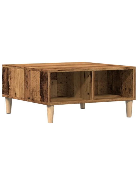Konferenční stolek old wood 60 x 60 x 30 cm kompozitní dřevo