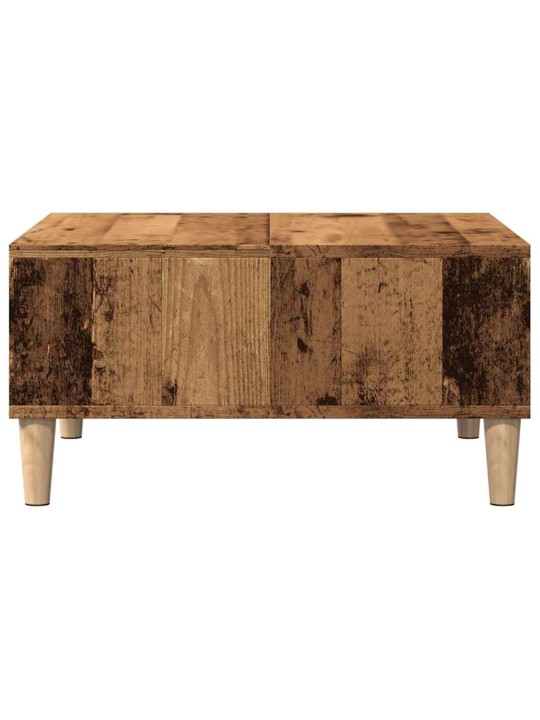 Konferenční stolek old wood 60 x 60 x 30 cm kompozitní dřevo
