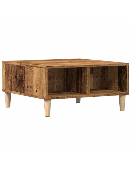 Konferenční stolek old wood 60 x 60 x 30 cm kompozitní dřevo