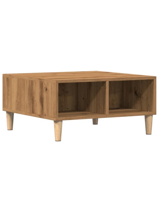 Konferenční stolek dub artisan 60 x 60 x 30 cm kompozitní dřevo