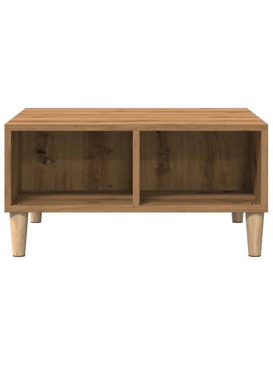 Konferenční stolek dub artisan 60 x 60 x 30 cm kompozitní dřevo