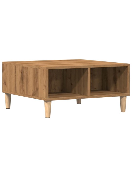 Konferenční stolek dub artisan 60 x 60 x 30 cm kompozitní dřevo