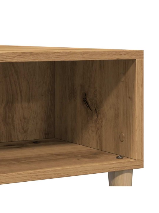 Konferenční stolek dub artisan 60 x 60 x 30 cm kompozitní dřevo