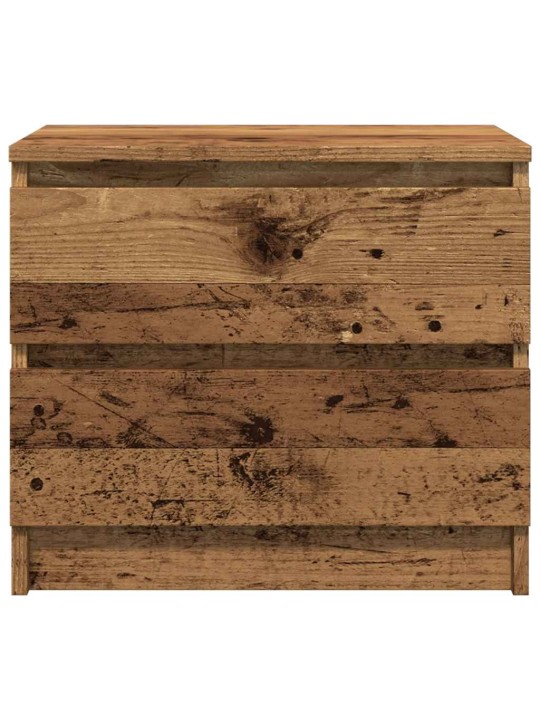 Noční stolek old wood 50 x 40 x 43,5 cm kompozitní dřevo
