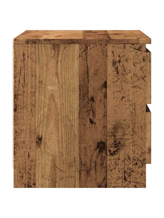Noční stolek old wood 50 x 40 x 43,5 cm kompozitní dřevo