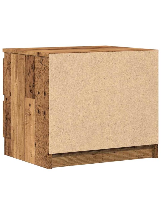 Noční stolek old wood 50 x 40 x 43,5 cm kompozitní dřevo