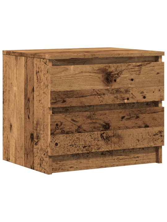 Noční stolky 2 ks old wood 50 x 40 x 43,5 cm kompozitní dřevo