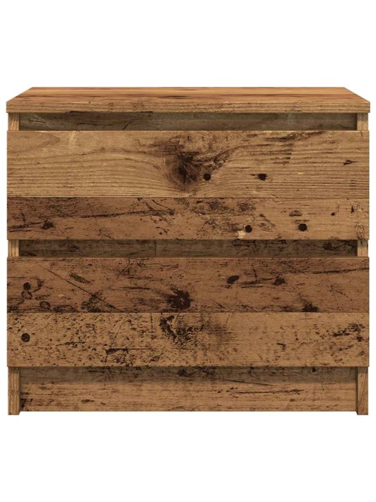 Noční stolky 2 ks old wood 50 x 40 x 43,5 cm kompozitní dřevo