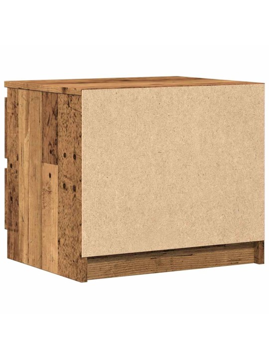 Noční stolky 2 ks old wood 50 x 40 x 43,5 cm kompozitní dřevo