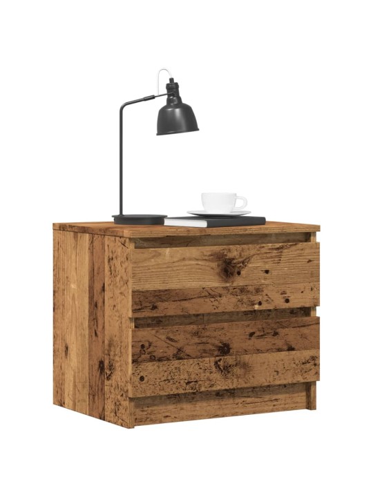 Noční stolky 2 ks old wood 50 x 40 x 43,5 cm kompozitní dřevo