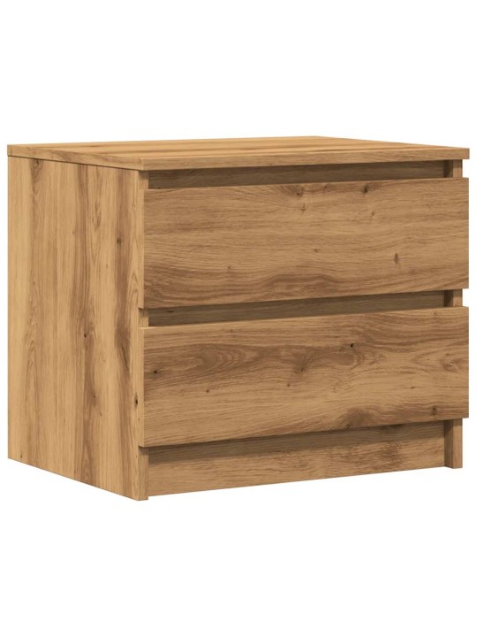 Noční stolky 2 ks dub artisan 50x40x43,5 cm kompozitní dřevo