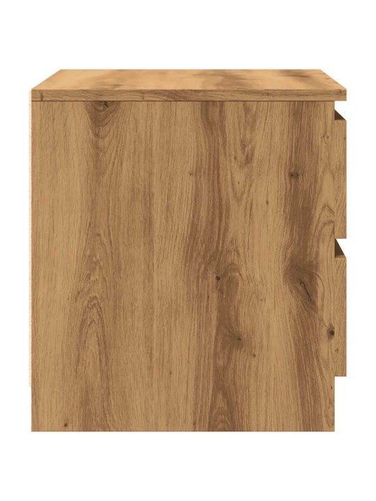Noční stolky 2 ks dub artisan 50x40x43,5 cm kompozitní dřevo