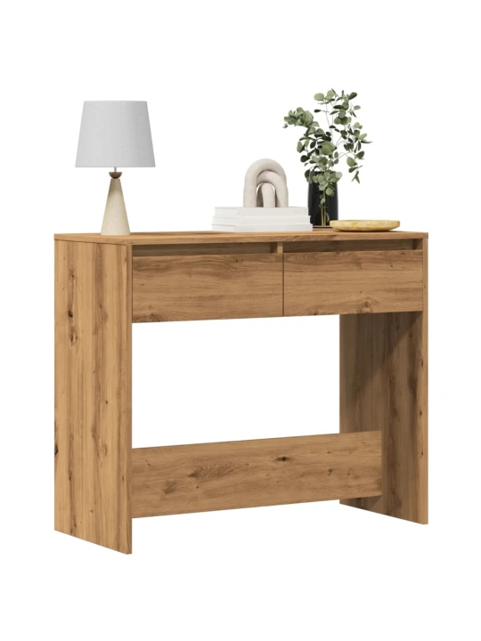 Konzolový stolek dub artisan 89 x 41 x 76,5 cm kompozitní dřevo