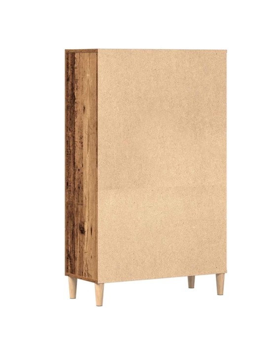 Highboard old wood 70 x 31 x 115 cm kompozitní dřevo